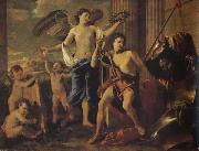 Nicolas Poussin David Victorious oil painting on canvas